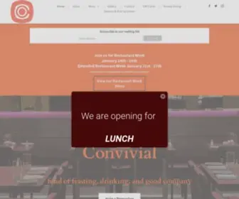 Convivialdc.com(Convivial) Screenshot