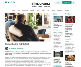 Convivium.ca(Convivium Magazine) Screenshot