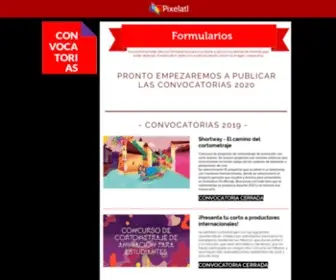 Convocatoriaspixelatl.com(Convocatorias Pixelatl) Screenshot