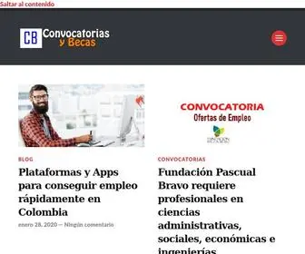 Convocatoriasybecas.info(Convocatorias y becas) Screenshot