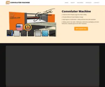 Convolutermachine.com(Foam Cutting Machine) Screenshot