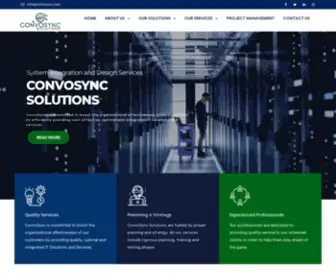 Convosync.com(System Integrator company) Screenshot