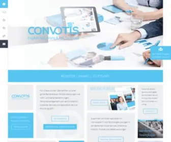 Convotis.com(One-Stop-Shop für digitale Lösungen & HR-Services) Screenshot