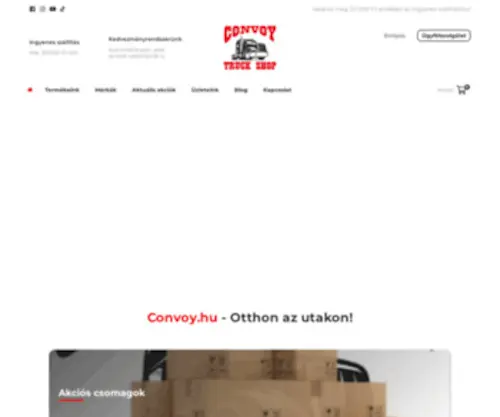 Convoytruckshop.hu(Convoy Truck Shop) Screenshot