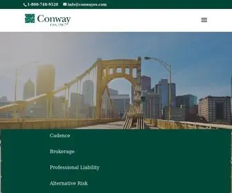 Conwayes.com(Insurance Risk Solution Provider) Screenshot