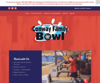 Conwayfamilybowl.com(Conway Family Bowl) Screenshot