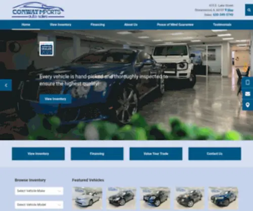 Conwayimports.com(Conway Imports Auto Sales serving Chicago) Screenshot