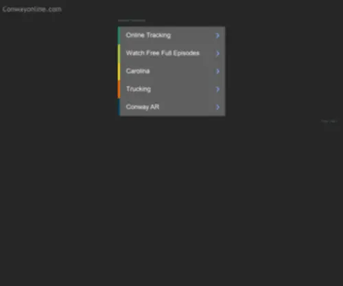 Conwayonline.com(Conway Arkansas) Screenshot