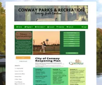 Conwayparksandrecreation.com(Conway Parks) Screenshot