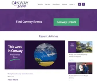 Conwayscene.com(The Conway Scene) Screenshot