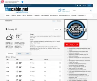 Conwayweather.com(Conway, Arkansas) Screenshot