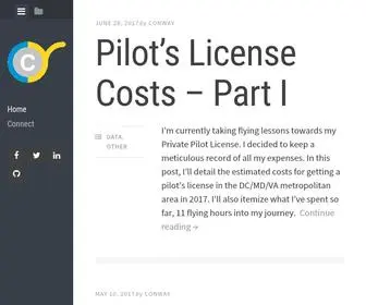 Conwayyao.com(Conway's Musings) Screenshot