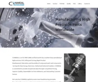 Conweal.com(CNC machining) Screenshot