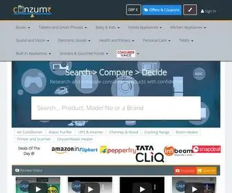 Conzumr.com(Search) Screenshot