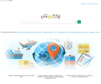 CoodCood.com(Supply Chain Search Engine) Screenshot