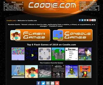 Coodie.com(Ad Free Flash Games & Animations) Screenshot