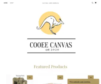 Cooeecanvas.com.au(Cooee Canvas) Screenshot