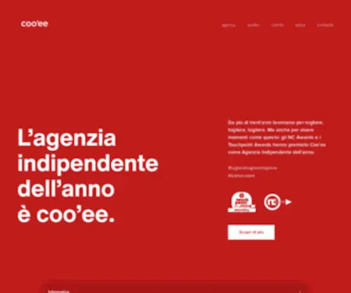 Cooeeitalia.com(Coo'ee Italia) Screenshot