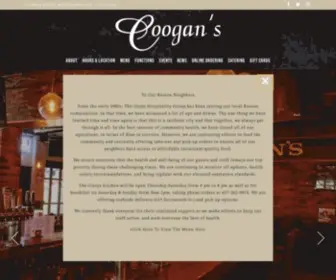 Coogansboston.com(Coogan's) Screenshot