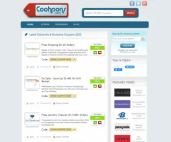 Coohpons.com(Discounts & Promo Codes) Screenshot