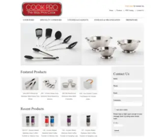 Cook-PRO.com(Cook Pro Inc) Screenshot