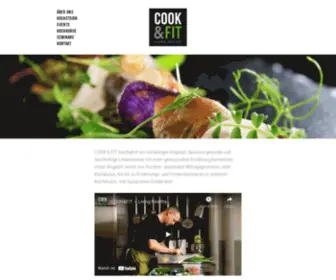 Cookandfit.ch(Herzlich willkommen) Screenshot