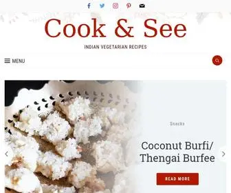 Cookandsee.in(Indian Vegetarian Recipes) Screenshot