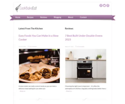 Cookbakeeat.com(Food Blog by Emma Thompson) Screenshot