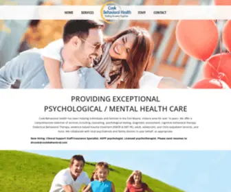 Cookbehavioral.com(Cook Behavioral Health) Screenshot