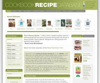Cookbookrecipedatabase.com(Cookbook Recipe Database) Screenshot