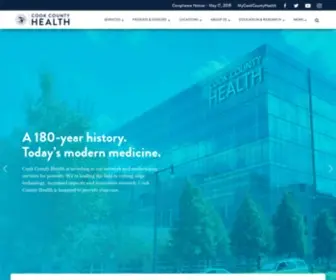 Cookcountyhhs.org(We Bring Health Care to Your Community) Screenshot