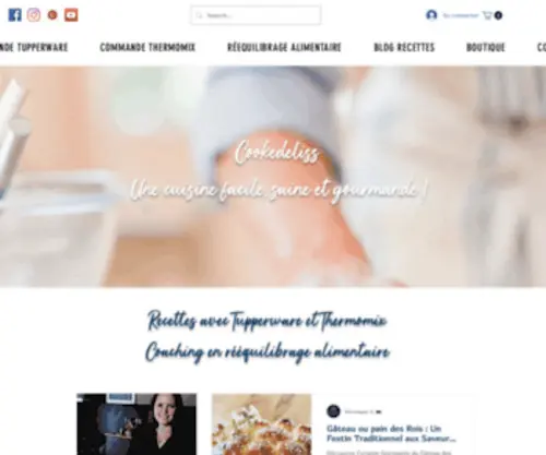 Cookedeliss.com(Recettes Tupperware et Thermomix) Screenshot