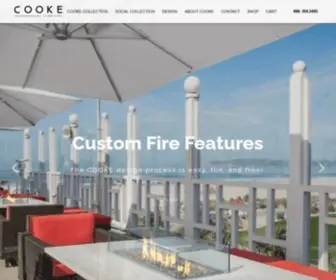 Cookefurniture.com(Custom Outdoor Fire Pit Tables) Screenshot