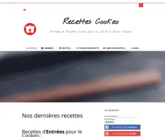 CookeojBh.fr(Recettes Cookeo Moulinex) Screenshot