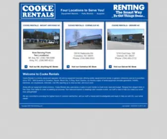 Cookerentals.com(Equipment Rentals in Mt) Screenshot