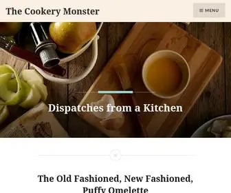 Cookerymonster.com(Dispatches from a Kitchen) Screenshot