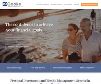 Cookewm.com(Cooke Wealth Management) Screenshot