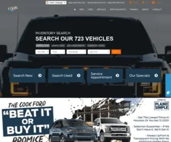 Cookfordtexas.com(Cook Ford) Screenshot