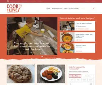 Cookforlove.org(Cook for Love) Screenshot