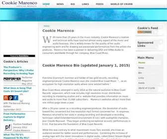 Cookiemarenco.com(Cookie Marenco) Screenshot