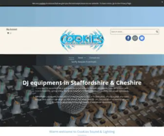 Cookies.co.uk(Buy DJ equipment) Screenshot