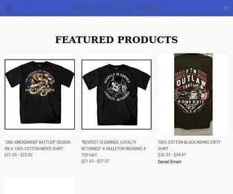 Cookiesapparel.com(Cookie's Leather & Apparel) Screenshot
