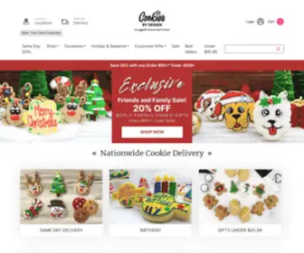 Cookiesbydesign.com(Cookie Bouquet) Screenshot