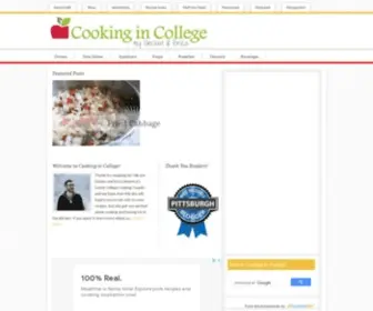Cooking-IN-College.com(By Declan and Erica) Screenshot