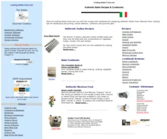 Cooking-Italian-Food.com(Cooking Italian Food Recipes & Cookbooks) Screenshot