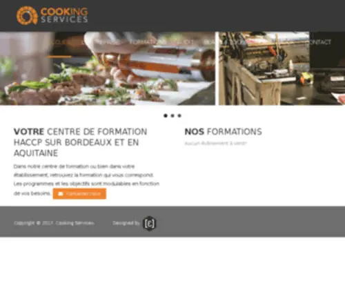 Cooking-Services.fr(Cooking Services) Screenshot