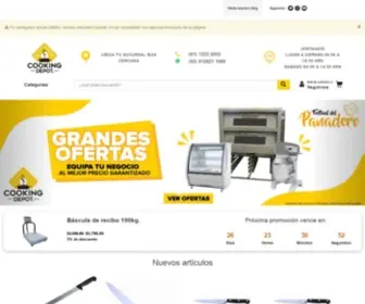 Cookingdepot.com(Equipo Mayor y Menor para Cocinas de Restaurantes) Screenshot