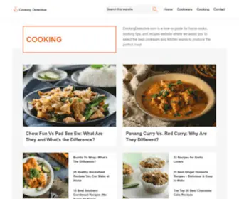 Cookingdetective.com(All Things Cooking) Screenshot