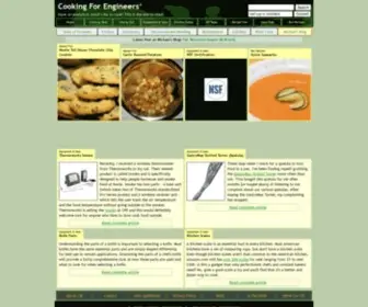 Cookingforengineers.com(Cooking For Engineers) Screenshot