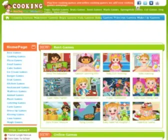 Cookinggamestown.com(Free Cooking Games) Screenshot